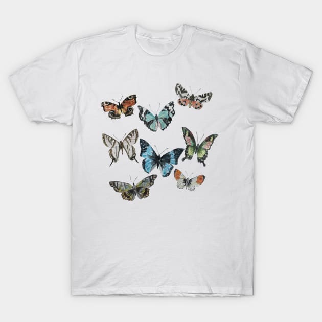 Butterflies T-Shirt by AleksandraHurson